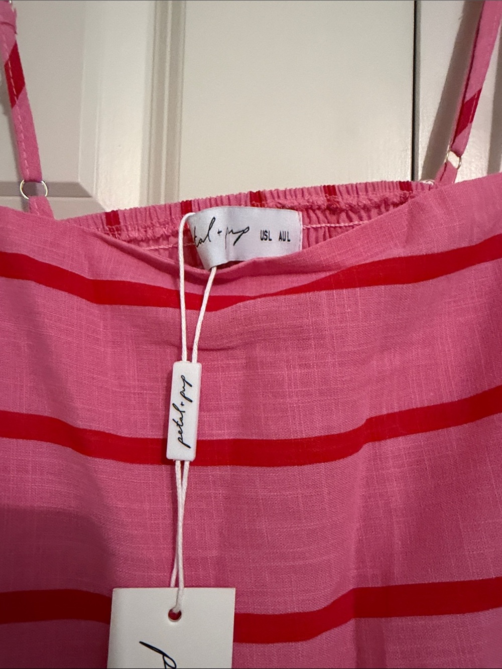 Petal & Pup Pink Striped Maxi Dress - Picture 3 of 3